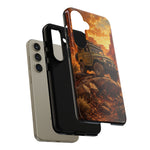 Land Cruiser FJ40 Classic 4x4 Red Rock Canyon Art Tough Phone Case