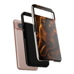 Burmese Golden Sable Portrait Art Tough Phone Case