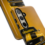 Classic Camaro SS Phone Case, Yellow 69 Muscle Car Cover, Gift for Guys