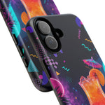 Neon Cocktail Phone Case | Retro 80s Tropical Drink Art
