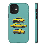 1969 Camaro SS Yellow Triple View Tough Phone Case Cover Gift
