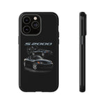 Black S2000 Roadster Collage JDM Tough Phone Case Cover Gift
