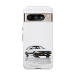 White AE86 Phone Case, JDM Drift Icon Tough Cover