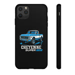 Chevy K10 Cheyenne Super Blue Classic Truck Tough Phone Case