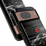 Black C5 Phone Case American Sports Car Tough Cover Gift