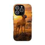 Rhodesian Ridgeback African Savanna Art Tough Phone Case