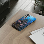 Snapper Reef Phone Case, Sunlit School Ocean Fishing Tough Cover