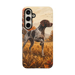 German Shorthaired Pointer Pointing Art Tough Phone Case