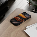 Supra MK4 Orange Touge Night JDM Speed Art Tough Phone Case