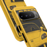 S2000 Spa Yellow Retro 90s JDM Car Tough Phone Case