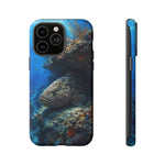 Grouper Reef Phone Case, Sunbeam Ledge Marine Art Tough Cover