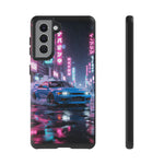 Skyline GT-R Tokyo Rain JDM Night Art Tough Phone Case