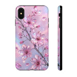 Pink Chrome Cherry Blossom Phone Case | Tough Cover