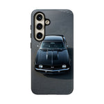 1969 Camaro SS Black Overhead Tough Phone Case Cover Gift Art