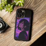 Melancholy Anime Girl Phone Case Vaporwave Tough Case