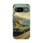 Vintage Olds 442 Convertible Coastal Drive phone case