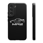 MR2 White Side Silhouette JDM Tough Phone Case Cover Gift