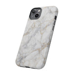 White Marble Pattern Phone Case | Tough Cover