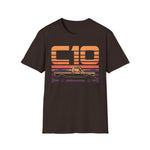 C10 Retro Sunset Truck T-Shirt Classic Chevy Pickup Graphic Tee