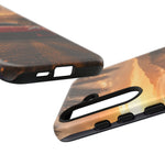 C8 ZR1 Corvette Phone Case, Red Foggy Coastal Road Cover