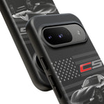 Black C5 Phone Case American Sports Car Tough Cover Gift