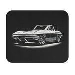 1963 Corvette Mouse Pad – Split Window Sting Ray Monochrome Art