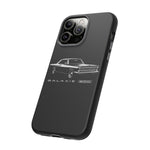 Vintage Galaxie 500 Phone Case | Classic Car Illustration, Black