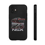 NSX Dual View Black Red JDM Sports Car Tough Phone Case Gift
