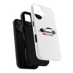 White C7 Z06 Phone Case for Chevy Vette Fans, Tough Cover