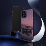Sunset Skyline GT-R R32 phone case | car reflection, purple dusk