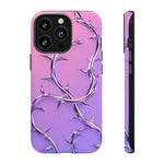 Chrome Thorn Vine Phone Case Vaporwave Tough Cover