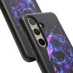 Holographic Skull Phone Case, Shattered Glass Iridescent Cover