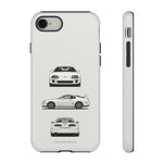 1993 Supra A80 White Triple View JDM Tough Phone Case Cover
