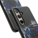 Camaro ZL1 Phone Case, Blue Track Smoke Studio Cover