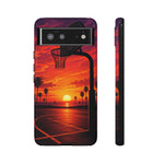 Basketball Court Sunset Phone Case | Tough Phone Case