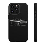 Vintage Galaxie 500 Phone Case | Classic Car Illustration, Black