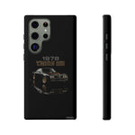 1978 Trans Am Phone Case Featuring Black Firebird Muscle Car Artwork