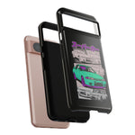 R32 Skyline GT-R Manga Style JDM Tough Phone Case Cover Gift