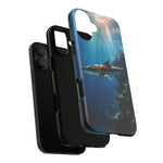 Cobia Reef Phone Case, Shaft of Light Ocean Fishing Tough Cover