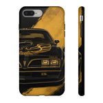 Trans Am Black Gold Shaker Tough Phone Case Muscle Car Art Cover