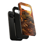 Land Cruiser FJ40 Classic 4x4 Red Rock Canyon Art Tough Phone Case