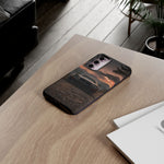 MK4 Supra Phone Case, Black JDM Sports Car Mountain Dusk Cover