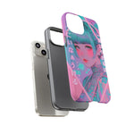 Neon Cyber Geisha phone case | Tough Case