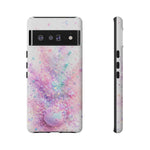 Pastel Galaxy Glitter Splash phone case | tough cover
