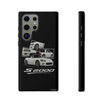 White S2000 Roadster Collage JDM Tough Phone Case Cover Gift