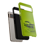 Green Cuda Muscle Car phone case for Gear Heads