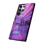 Empty Mall Escalator Vaporwave Art Tough Phone Case