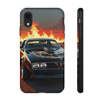 Firebird Trans Am Black Gold Eagle Art Tough Phone Case
