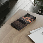 MK4 Supra Phone Case, Black JDM Sports Car Mountain Dusk Cover