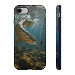 Brown Trout Streamer Phone Case Freshwater Fishing Gift for Anglers